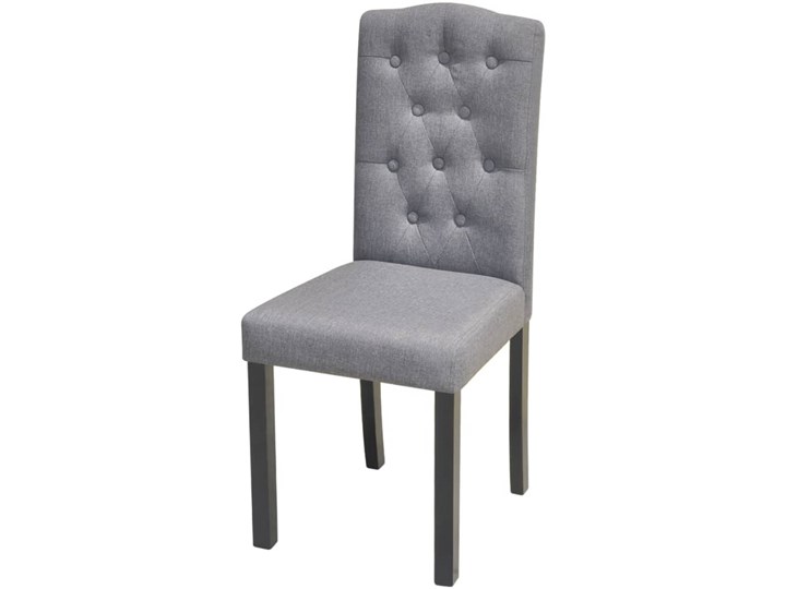 vidaXL Krzesła do jadalni, 4 szt., szare, tapicerowane tkaniną Głębokość 52 cm Głębokość 51,5 cm Drewno Szerokość 42 cm Wysokość 95 cm Styl Nowoczesny
