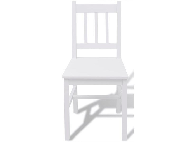 vidaXL Zestaw mebli do jadalni 7 elementów drewno sosnowe białe Liczba krzeseł 6 krzeseł