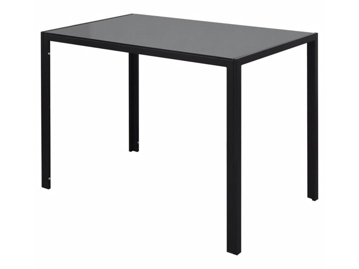 vidaXL Zestaw mebli do jadalni - 7 elementów czarny i biały Pomieszczenie Jadalnia Liczba krzeseł 6 krzeseł