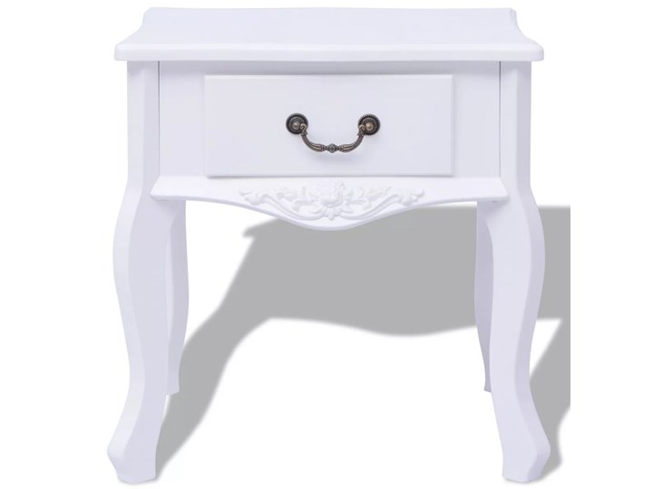 vidaXL Szafka nocna, 2 szt., MDF, biała Typ Nocne Płyta laminowana Płyta MDF Pomieszczenie Sypialnia
