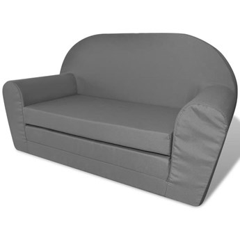 vidaXL Sofa amerykanka dziecięca szara
