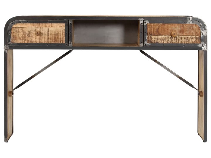 vidaXL Szafka, 120x30x75 cm, lite drewno mango Styl Vintage Z szufladą Szerokość 120 cm Głębokość 30 cm Styl Industrialny