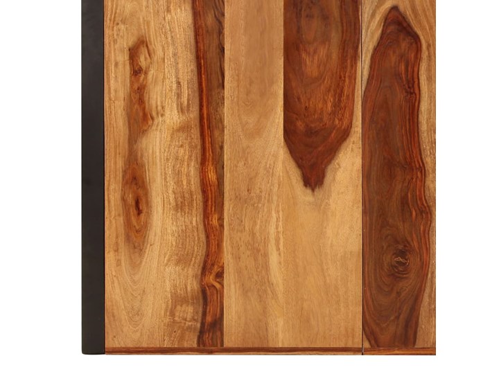 vidaXL Stół jadalniany, 200x100x75 cm, lite drewno sheesham Stal Pomieszczenie Stoły do jadalni