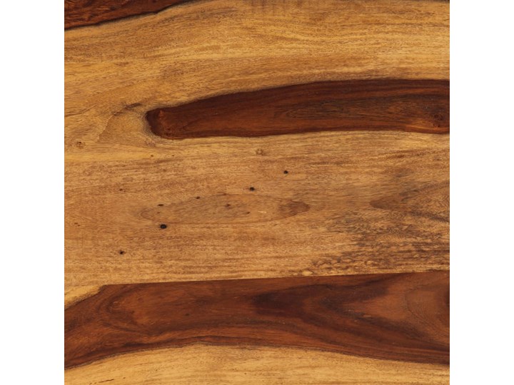 vidaXL Stół jadalniany, 120 x 60 x 76 cm, lite drewno sheesham Kolor Brązowy Stal Pomieszczenie Stoły do jadalni