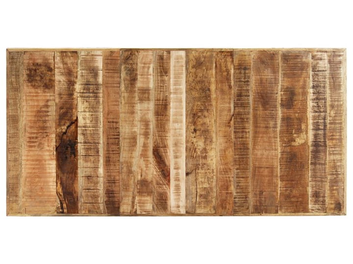 vidaXL Stół jadalniany, 200x100x75 cm, lite drewno mango Stal Pomieszczenie Stoły do jadalni