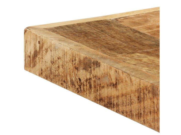 vidaXL Stół jadalniany, 160 x 80 x 75 cm, lite surowe drewno mango Metal Stal Szerokość(n) 80 cm