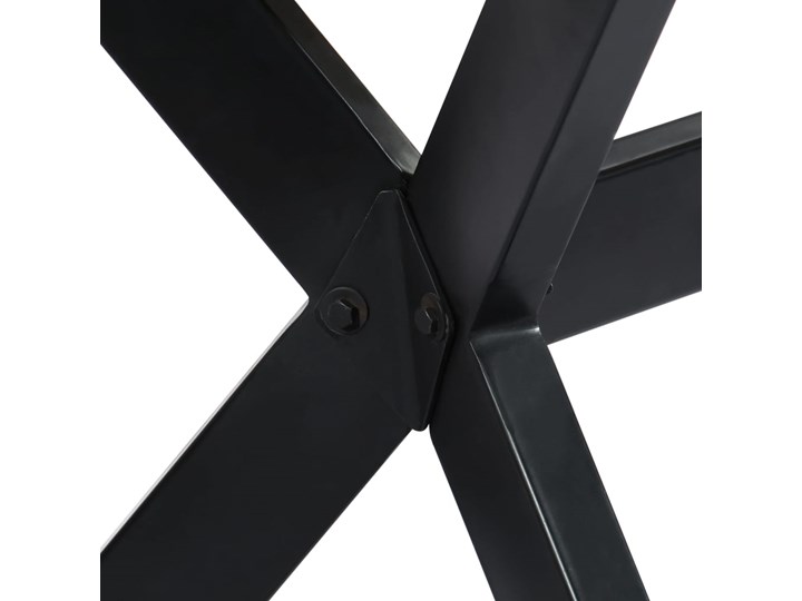 vidaXL Stół jadalniany, 140 x 70 x 75 cm, lite drewno sheesham Metal Stal Liczba miejsc Do 4 osób