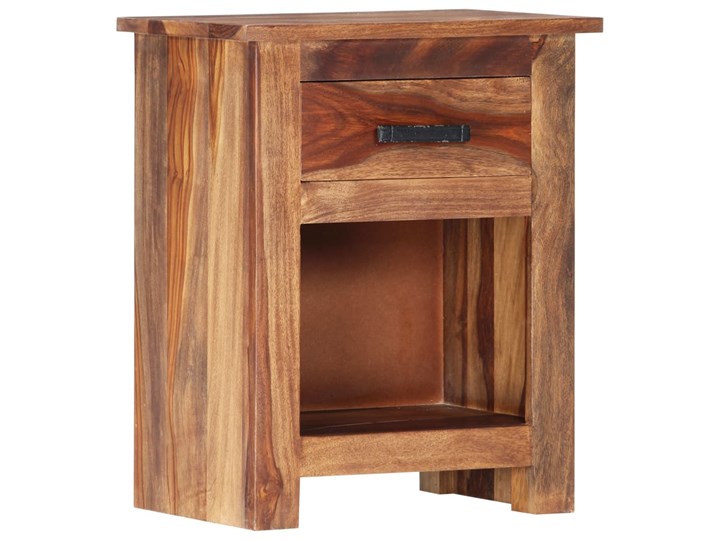 vidaXL Szafka nocna, 40 x 30 x 50 cm, lite drewno sheesham Uniwersalne Typ Nocne Szerokość 40 cm Głębokość 30 cm Nocne Styl Rustykalny