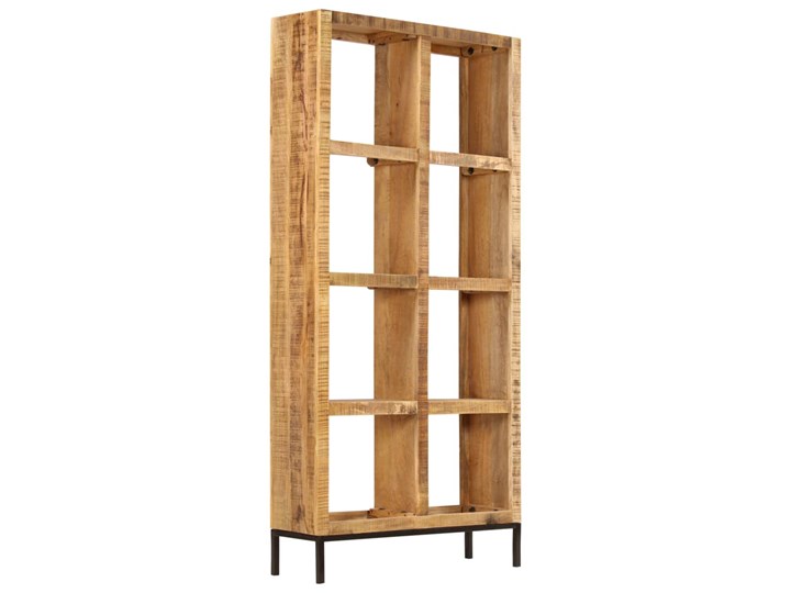 vidaXL Regał na książki, 80x25x175 cm, lite drewno mango Szerokość 80 cm Na zdjęcia Kolor Beżowy