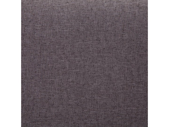 vidaXL Ławka ze schowkiem, 116 cm, taupe, poliester Skrzynia Materiał obicia Tkanina