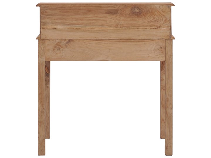 vidaXL Biurko, 90x50x100 cm, lite drewno tekowe Głębokość 50 cm Sekretarzyk Szerokość 90 cm Styl Rustykalny Pomieszczenie Biuro