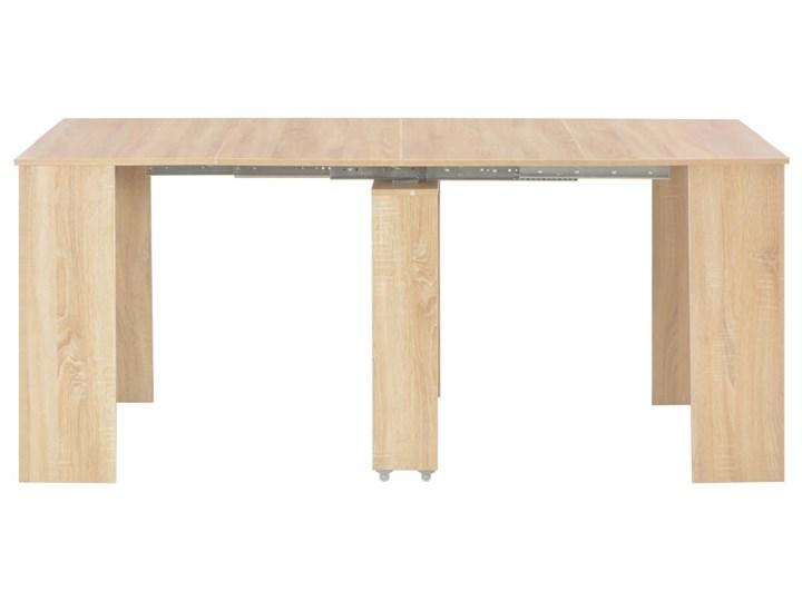 vidaXL Rozkładany stół jadalniany, dąb sonoma, 175 x 90 x 75 cm Kolor Beżowy Drewno Płyta MDF Długość(n) 90 cm