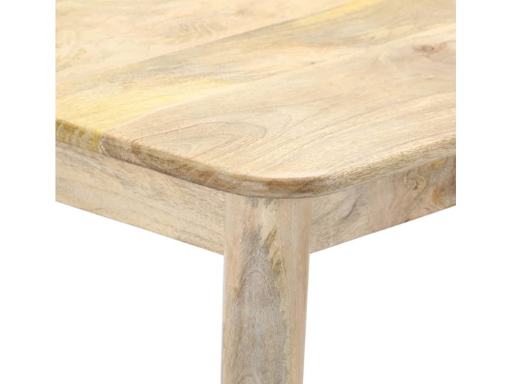 vidaXL Stół jadalniany, 115 x 60 x 76 cm, lite drewno mango Styl Skandynawski Średnica
