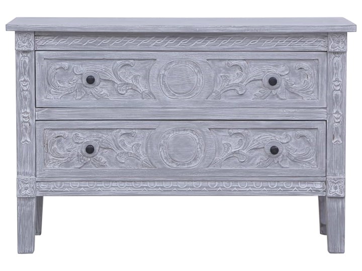 vidaXL Komoda z 2 szufladami, 90x30x60 cm, lite drewno mahoniowe Pomieszczenie Salon Z szufladami Szerokość 105 cm Szerokość 90 cm Głębokość 30 cm Pomieszczenie Garderoba