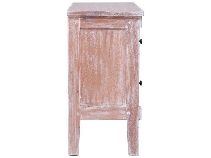 vidaXL Komoda z 2 szufladami, 90x30x60 cm, lite drewno mahoniowe Z szufladami Głębokość 30 cm Szerokość 105 cm Szerokość 90 cm Pomieszczenie Garderoba
