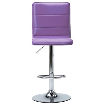 vidaXL Krzesło barowe, fioletowe, sztuczna skóra