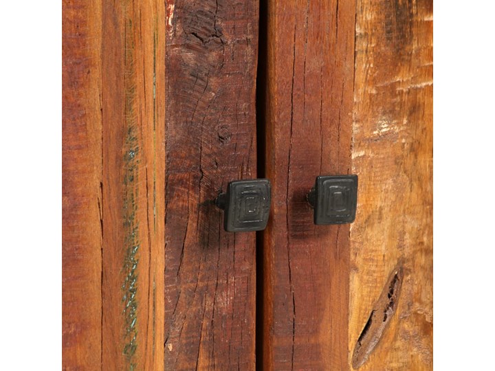 vidaXL Komoda, lite drewno z odzysku, 140 x 35 x 76 cm Z szafkami i szufladami Głębokość 35 cm Kategoria Komody Szerokość 140 cm Styl Vintage