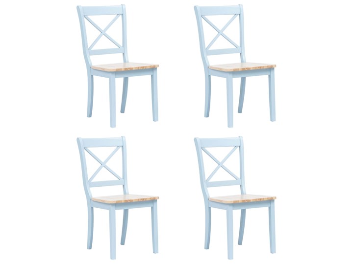 vidaXL 5-częściowy zestaw mebli, drewno kauczukowca, szaro-brązowy Liczba krzeseł 4 krzesła