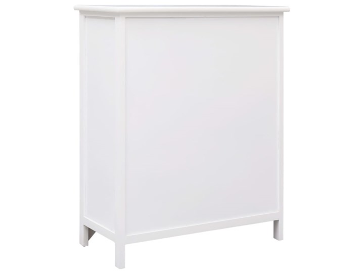 vidaXL Komoda z 6 szufladami, biała, 60x30x75 cm, drewno paulownia Pomieszczenie Salon Płyta MDF Głębokość 30 cm Szerokość 105 cm Z szufladami Szerokość 60 cm Pomieszczenie Sypialnia