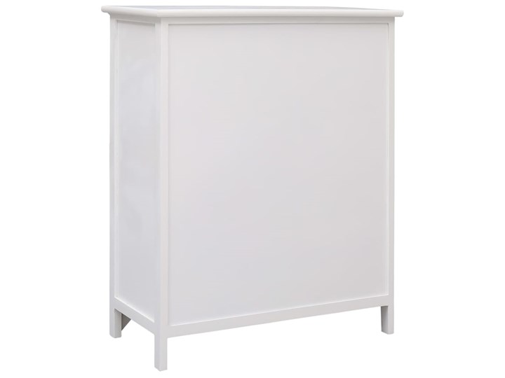 vidaXL Komoda z 6 szufladami, biała, 60x30x75 cm, drewno paulownia Płyta MDF Szerokość 60 cm Pomieszczenie Sypialnia Głębokość 30 cm Z szufladami Szerokość 105 cm Kolor Biały