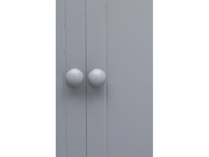 vidaXL Szafka łazienkowa, szara, 46x24x116 cm, drewno paulownia Szerokość 46 cm Stojące Głębokość 24 cm Płyta MDF Szafki Rodzaj frontu Drzwiczki