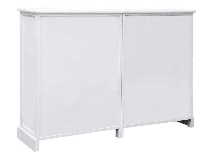 vidaXL Komoda z 10 szufladami, biała, 113 x 30 x 79 cm, drewniana Szerokość 113 cm Z szafkami i szufladami Głębokość 30 cm Drewno Pomieszczenie Sypialnia