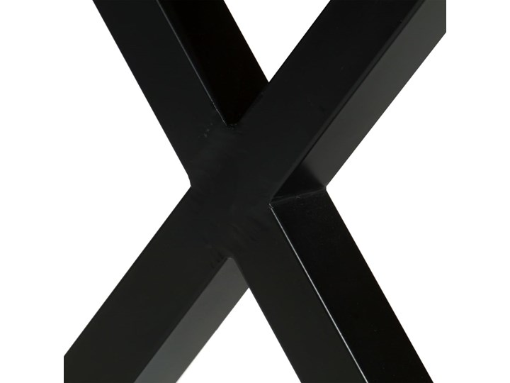 vidaXL Stół do jadalni, 180x90x76 cm, lite drewno z odzysku Sosna Stal Pomieszczenie Stoły do kuchni