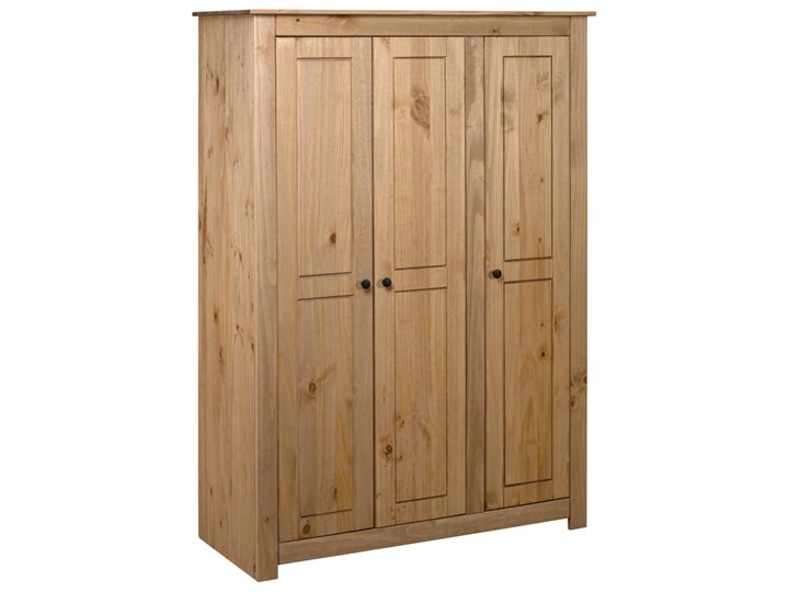 vidaXL Szafa trzydrzwiowa, 118 x 50 x 171,5 cm, sosna, seria Panama Szerokość 118 cm Drewno Głębokość 50 cm Styl Rustykalny