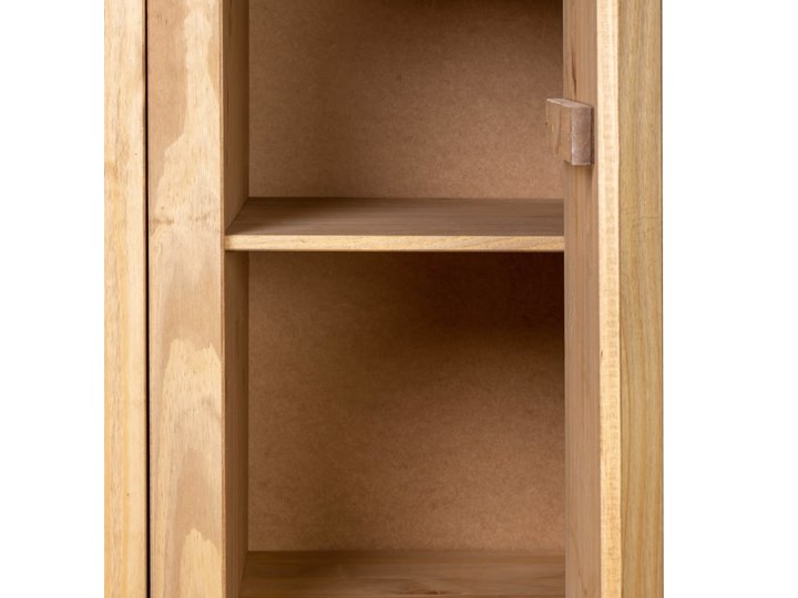 vidaXL Szafa trzydrzwiowa, 118 x 50 x 171,5 cm, sosna, seria Panama Drewno Głębokość 50 cm Szerokość 118 cm Kolor Brązowy