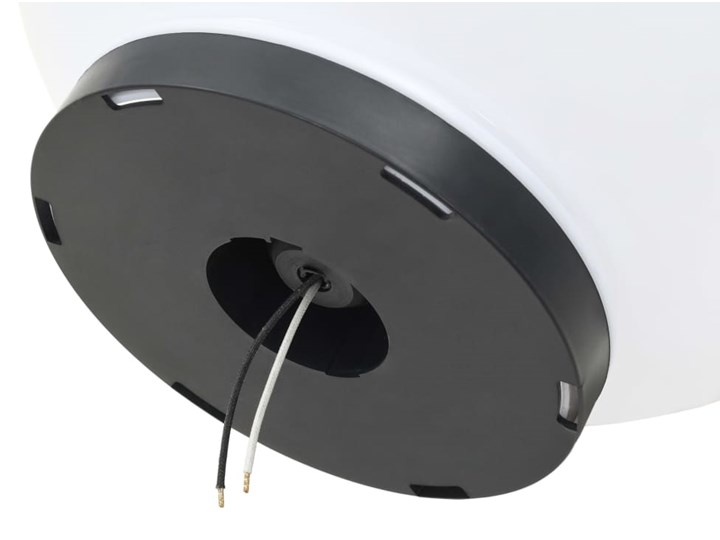 vidaXL Lampy ogrodowe LED, 4 szt., kuliste, 40 cm, PMMA Lampa stojąca Kolor Biały