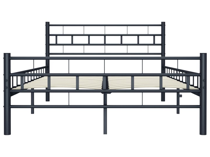 vidaXL Rama łóżka, czarna, stalowa, 120 x 200 cm Metal Kategoria Łóżka do sypialni Łóżko metalowe Styl Tradycyjny
