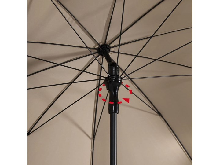 Madison Parasol ogrodowy Patmos Rectangle, 210x140 cm, ecru, PAC1P016 Parasole Kategoria Parasole ogrodowe Kolor Beżowy