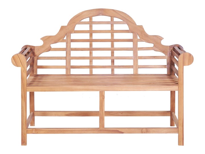 vidaXL Ławka ogrodowa, 136x63x102 cm, lite drewno tekowe Kategoria Ławki ogrodowe