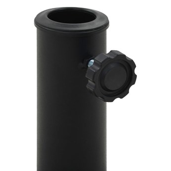 vidaXL Podstawa pod parasol ogrodowy, okrągła, żywica, 19 kg, czarna