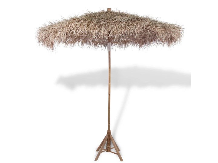 vidaXL Parasol ogrodowy z bambusa i bananowych liści, 270 cm