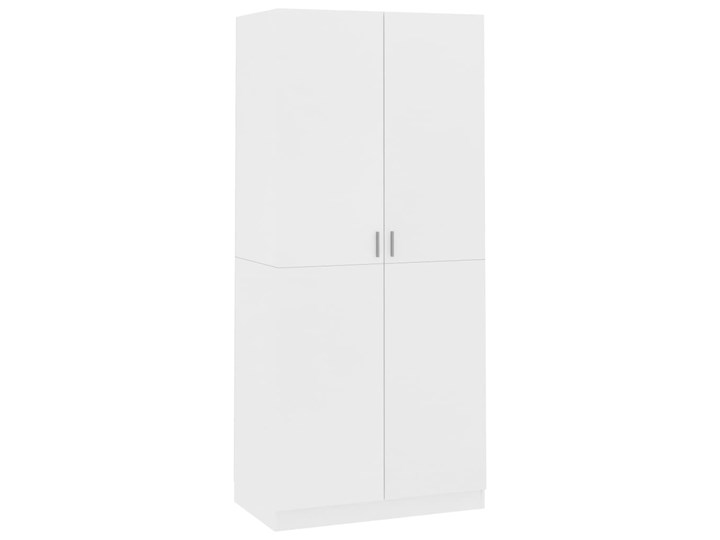 vidaXL Szafa, biała, 90 x 52 x 200 cm, płyta wiórowa Głębokość 52 cm Szerokość 90 cm Pomieszczenie Pokój nastolatka