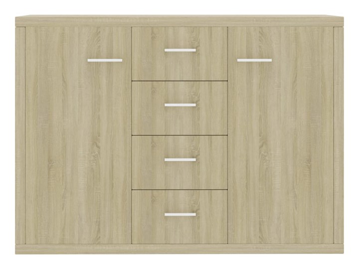 vidaXL Szafka, kolor dąb sonoma, 88 x 30 x 65 cm, płyta wiórowa Z szafkami i szufladami Szerokość 88 cm Kolor Beżowy Szerokość 105 cm Głębokość 30 cm Płyta MDF Pomieszczenie Salon