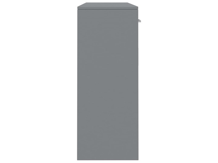 vidaXL Szafka, szara, 110 x 30 x 75 cm, płyta wiórowa Z szafkami i szufladami Głębokość 30 cm Szerokość 110 cm Płyta MDF Szerokość 105 cm Pomieszczenie Sypialnia