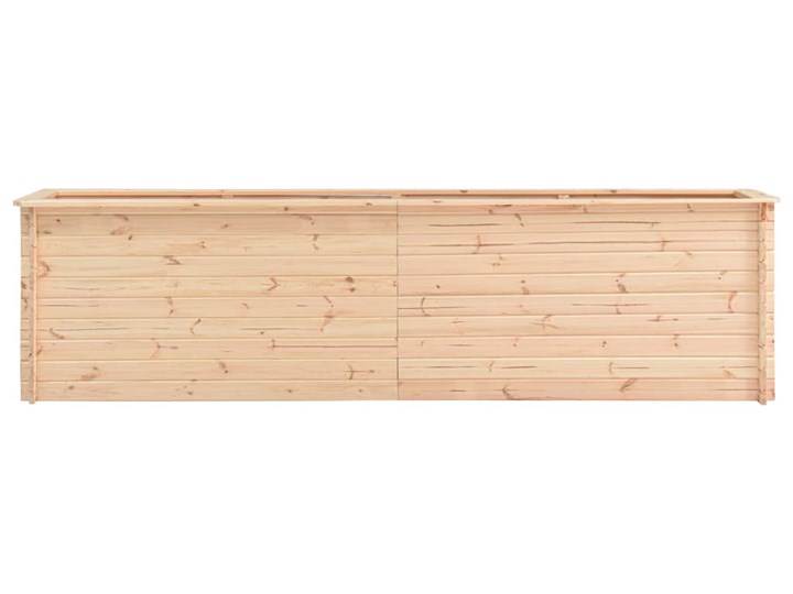 vidaXL Podwyższona donica, 300x50x80,5 cm, drewno sosnowe, 19 mm Donica balkonowa Donica ogrodowa Prostokątny Kategoria Donice ogrodowe