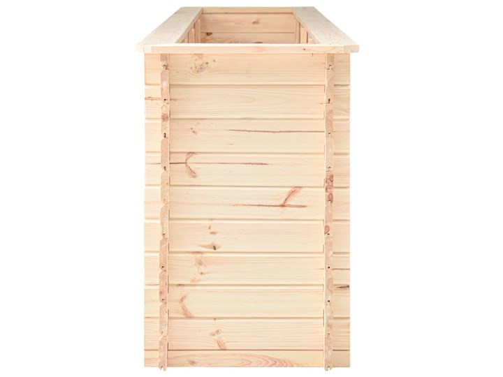 vidaXL Podwyższona donica, 300x50x80,5 cm, drewno sosnowe, 19 mm Prostokątny Donica balkonowa Donica ogrodowa Kategoria Donice ogrodowe