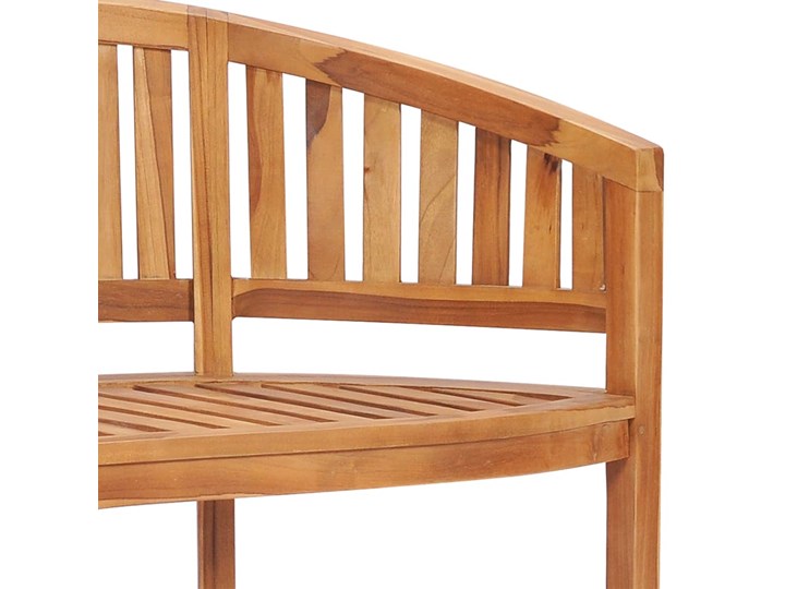 vidaXL Ławka w kształcie banana, 151 cm, lite drewno tekowe Kategoria Ławki ogrodowe