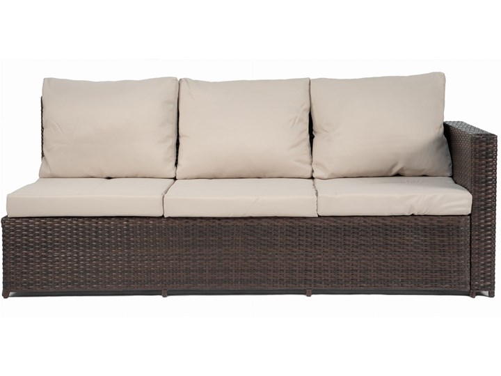 MEBLE OGRODOWE RATTAN 1162S BRĄZ Stal Technorattan Zestawy wypoczynkowe Zestawy kawowe Liczba miejsc Dziewięcioosobowy Kolor Brązowy