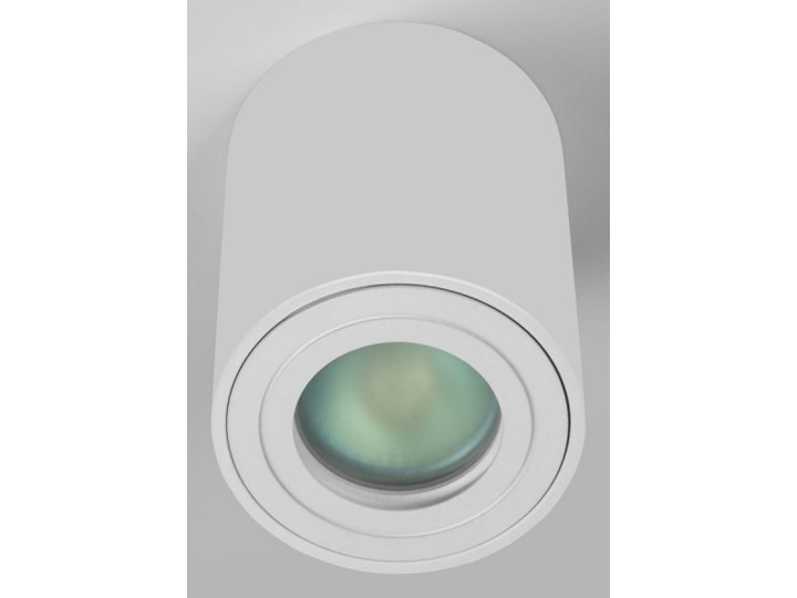 Sufitowa oprawa natynkowa IP65, okrągła, tuba, biały mat aluminiowa Oprawa led Oprawa halogenowa Okrągłe Oprawa stropowa Kategoria Oprawy oświetleniowe