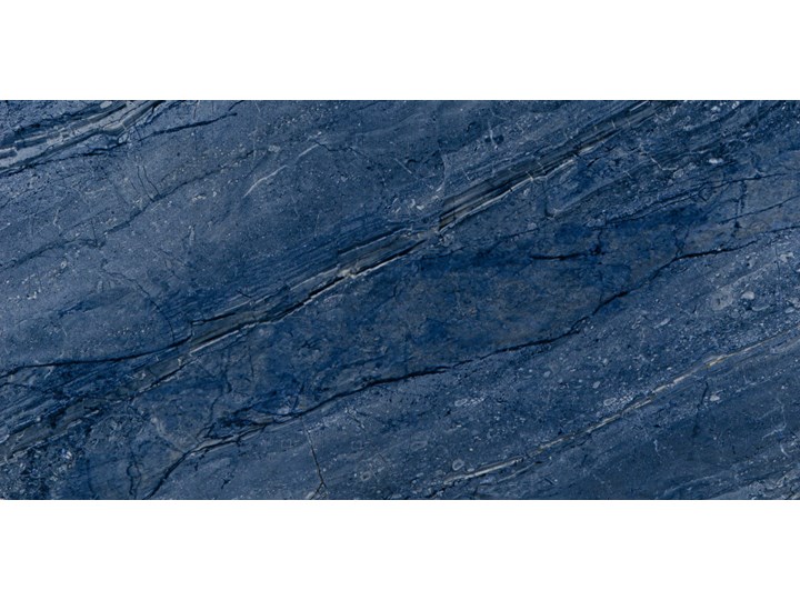 Milos Blue 60x120 płytki podłogowe Prostokąt Płytki kuchenne Płytki ścienne Gres Kolor Biały 60x120 cm Płytka bazowa Kolor Granatowy