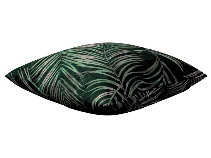 Poszewka Kinga na poduszkę, zielony w liście, 43 × 43 cm, Velvet 40x60 cm 50x50 cm Poszewka dekoracyjna Kategoria Poduszki i poszewki dekoracyjne 45x45 cm Kwadratowe Prostokątne 45x65 cm Poliester 43x43 cm 60x60 cm Pomieszczenie Salon