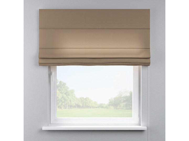 Roleta rzymska Capri, beżowy, szer.80 × dł.170 cm, Quadro Typ Roleta przeciwsłoneczna