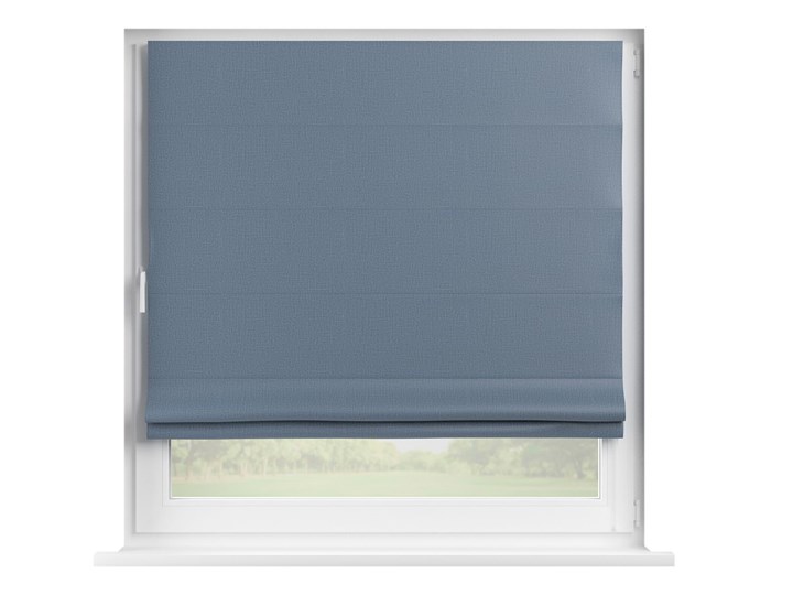 Roleta rzymska Capri, ciemny niebieski o wyraźnej strukturze, 80 × 170 cm, Blackout - zaciemniające Kategoria Rolety