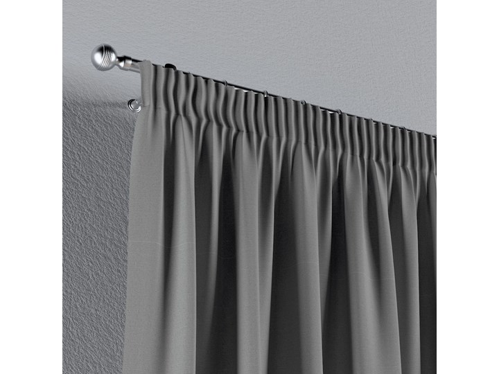 Zasłona na taśmie marszczącej 1 szt., szary, 1szt 130 × 260 cm, Loneta Bawełna 130x260 cm Pomieszczenie Pokój przedszkolaka Poliester Zasłona zaciemniająca Kategoria Zasłony