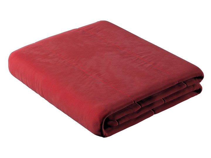 Narzuta pikowana w pasy Velvet 260 x 240 cm, intensywna czerwień, szer.260 × dł.240 cm, Velvet 240x260 cm Poliester Bawełna Wzór Pikowany