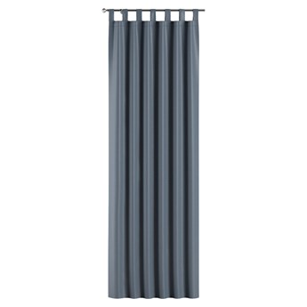 Zasłona zaciemniająca na szelkach 1 szt., ciemny niebieski o wyraźnej strukturze, 1szt 140 × 260 cm, Blackout - zaciemniające